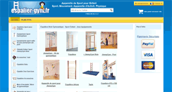 Desktop Screenshot of espalier-sport.fr